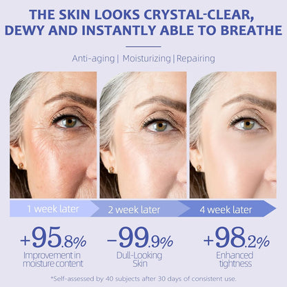 The Dewy Skin Cream Face Moisturizer Skin Care Face Cream Boost Water Gel Lightweight Oil-Free -Improve Skins Hydration 1.7 Fl Oz