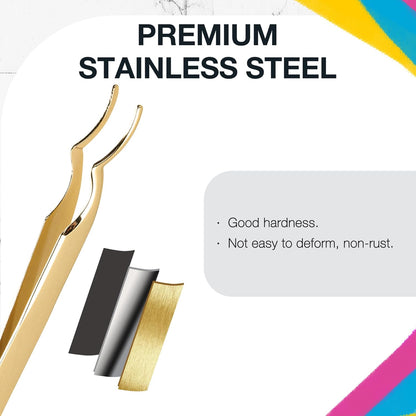 SWINGING Lash Clusters Tweezer Eyelash Applicator Tool DIY Lash Tweezers for Easy Application and Removal (Lashtweezer)