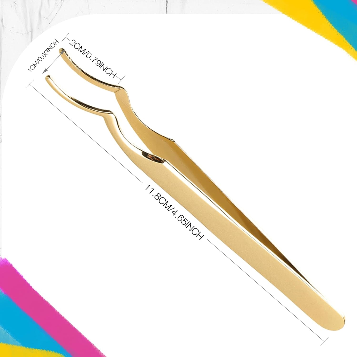 SWINGING Lash Clusters Tweezer Eyelash Applicator Tool DIY Lash Tweezers for Easy Application and Removal (Lashtweezer)