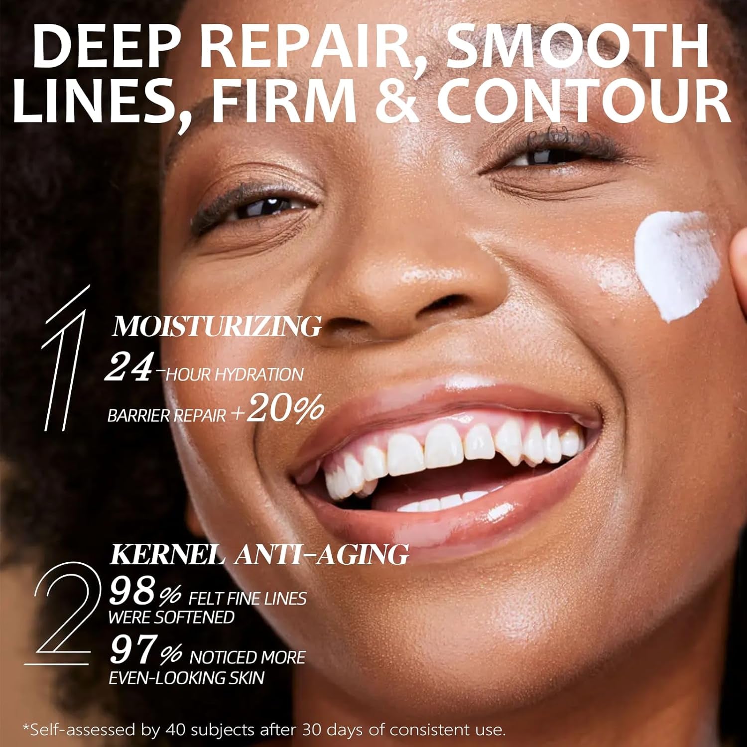 The Dewy Skin Cream Face Moisturizer Skin Care Face Cream Boost Water Gel Lightweight Oil-Free -Improve Skins Hydration 1.7 Fl Oz